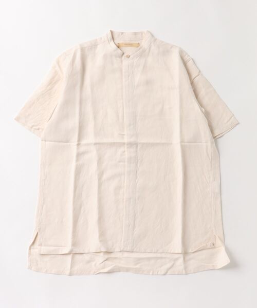 suzuki takayuki（スズキタカユキ） シャツ 半袖 square-cut shirt