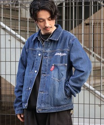 ローリングストーンズ　デニムジャケット　swag 90sローリングストーンズxリーバイスジージャンVOODOO LOUNGE超