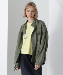 コート アウター BELT COLLAR DYEING FABRIC JACKET/ベルトカラーダイイング ファブリックジャケット レディース｜ZOZOTOWN Yahoo!店
