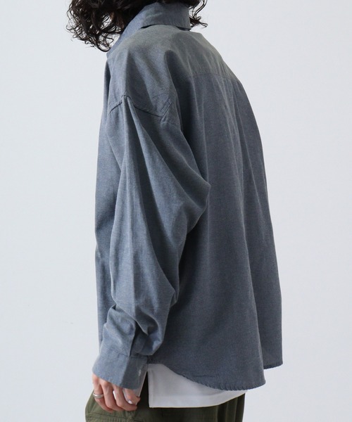 FACCIES 2019AW ウエスタン　シャツ　グレー FUNALIVE シャツ SUGGESTION レースアップウエスタンシャツ