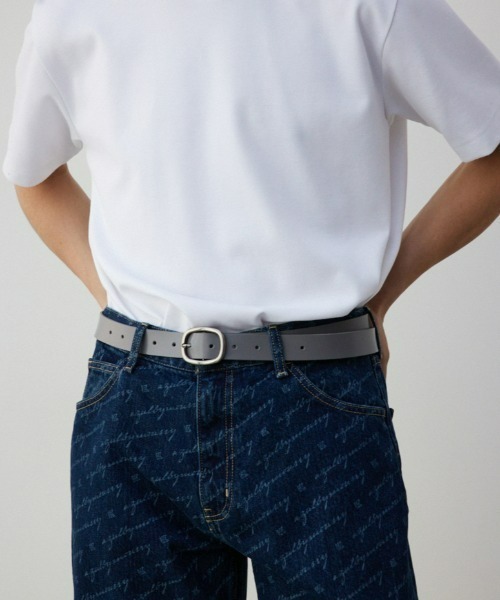 AZUL BY MOUSSY ベルト ロングレザーナローベルト メンズ