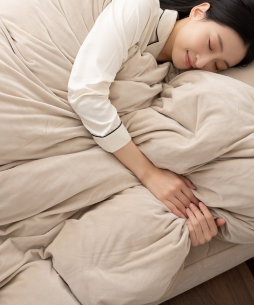 ベッド 寝具 もちふわ触感「至福の睡眠」掛け布団カバー/ダブル_2