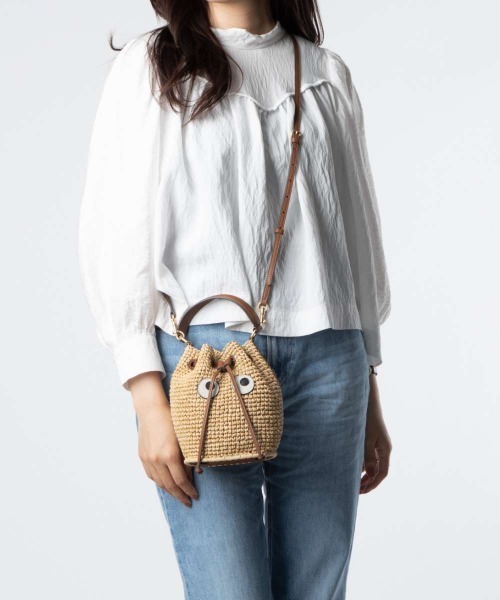 ANYA HINDMARCH ハンドバッグ Raffia in Natural アニヤハインド