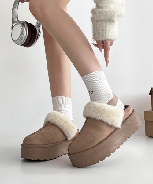 Shoes in Closet（シュークロ） スリッポン 「新色追加」軽量厚底