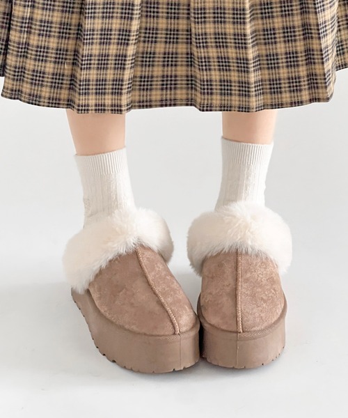 Shoes in Closet（シュークロ） スリッポン 「新色追加」軽量厚底