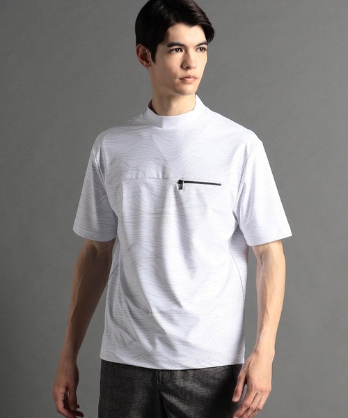 MONSIEUR NICOLE（ムッシュニコル） tシャツ 「ex/tra」グラフィック 