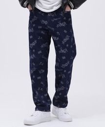 ジーンズ TAGGING JACQUARD DENIM PANTS / タギング ジャガード デニムパンツ / AVIREX / アヴィレックス メン｜ZOZOTOWN Yahoo!店