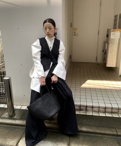 chuclla スラックス パンツ 「LONSLAN」2タック ロークロッチ