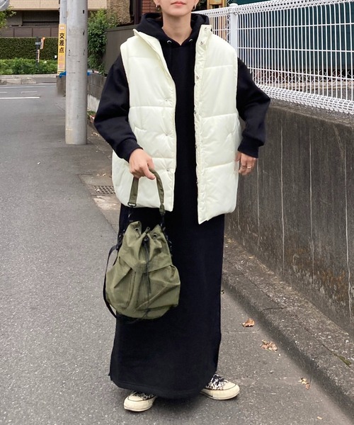 notch. ワンピース 「 notch. by KR 」裏起毛フーディワンピース