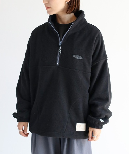 DISCUS トレーナー スウェット 「DISCUS×CEPO」別注 ハーフジップ