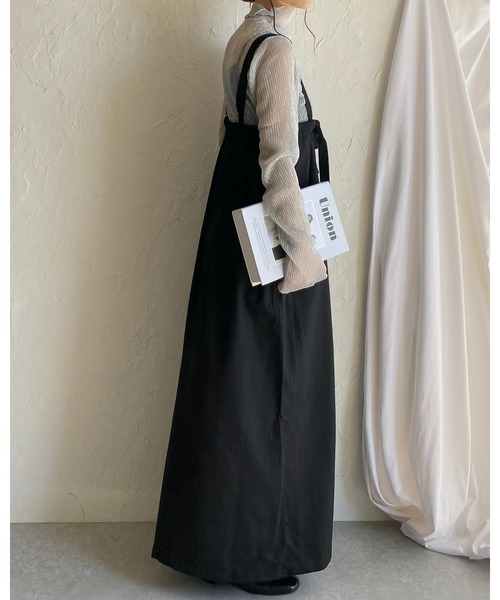 She's Closet tシャツ ハイネック長袖グリッターラメシースルー
