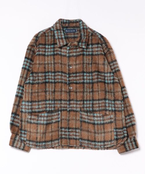 LOVELESS タータンチェックシャギー ブルゾン LOVELESS タータン 
