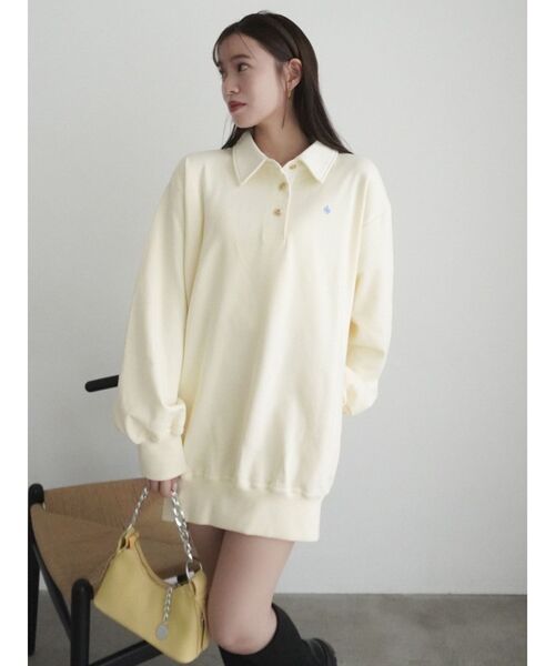 dazzlin トレーナー スウェット 「POLO BCS コラボ」ポロカラー  