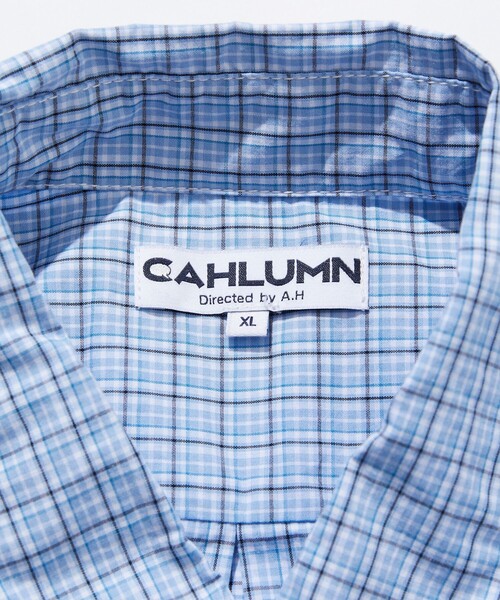 CAHLUMN カウラム　シャツ　Mサイズ CAHLUMN/カウラム Magazine Pocket Chain Stitch Shirt/マガジン