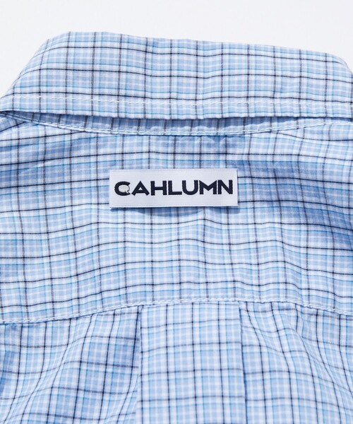 CAHLUMN シャツ CAHLUMN/カウラム Magazine Pocket Chain Stitch