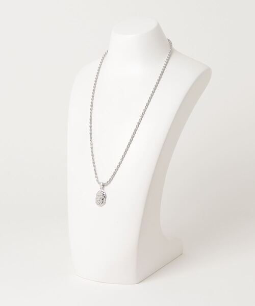 A BATHING APE（アベイシングエイプ） ネックレス APE HEAD SILVER