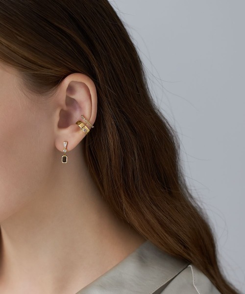 美しさ放つ♪*4℃*The Tidal Collection シルバー イヤーカフ 4℃ イヤーカフ 「The Tidal」シルバー イヤーカフ/片耳用