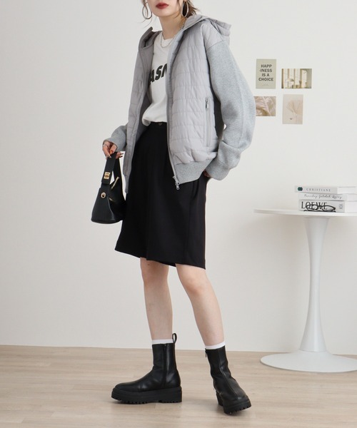 MMMM コート ジャケット ニットコンビネーションジャケット メンズ MMMM コート ジャケット ニットコンビネーションジャケット メンズ