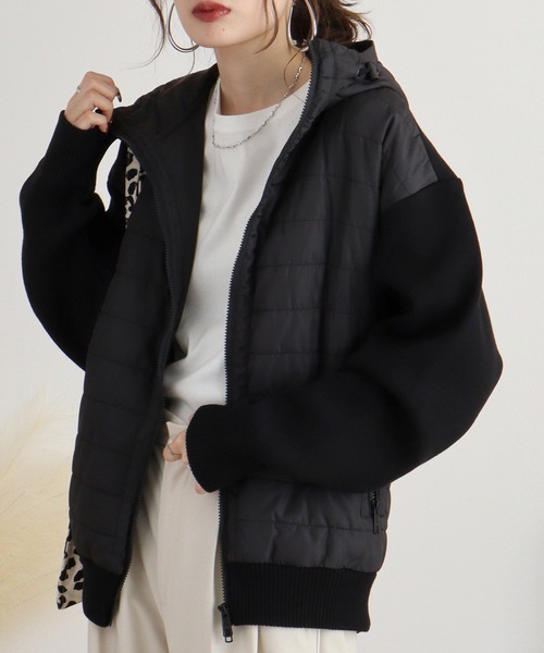 MMMM コート ジャケット ニットコンビネーションジャケット メンズ MMMM コート ジャケット ニットコンビネーションジャケット メンズ