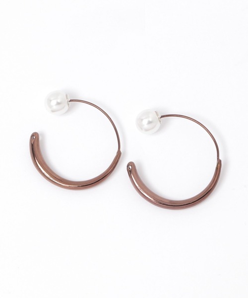 【HAESOOL】キュービックパールフープ Earring★ピアス★3色 HAESOOL】キュービックパールフープ Earring☆ピアス☆3色