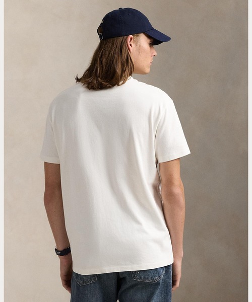 ★Ralph Lauren★高品質100％コットン★定番クラシックTシャツ★ コットン ジャージー クルーネック Tシャツ （Tシャツ）｜POLO