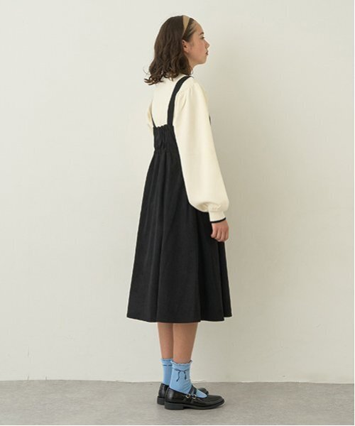 pom ponette 女児ワンピースセット pom ponette junior ワンピース ニットプルオーバー×キャミ