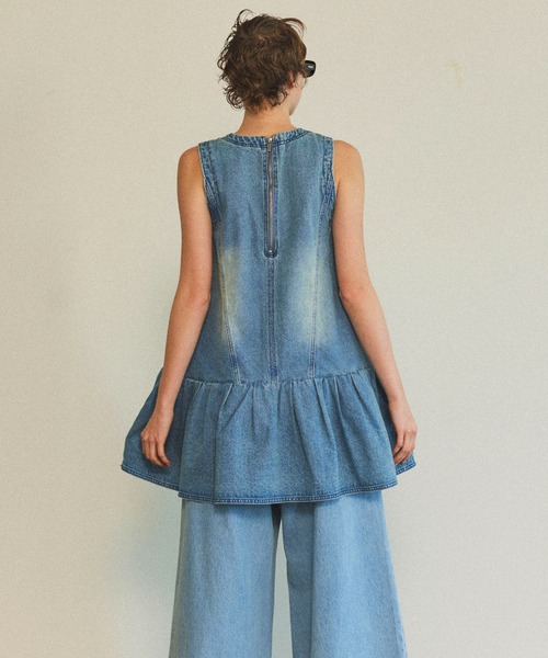 MAISON SPECIAL チュニック Denim Mini Dress/デニムミニ
