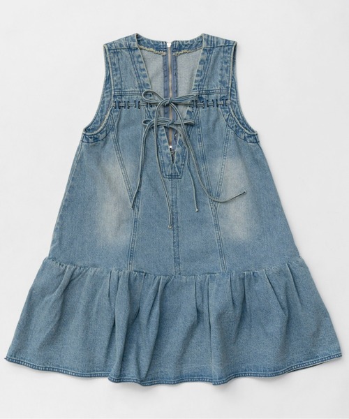 MAISON SPECIAL チュニック Denim Mini Dress/デニムミニ