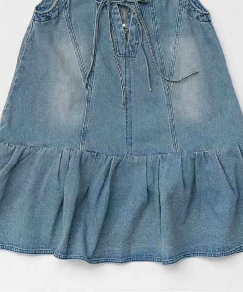 MAISON SPECIAL チュニック Denim Mini Dress/デニムミニ