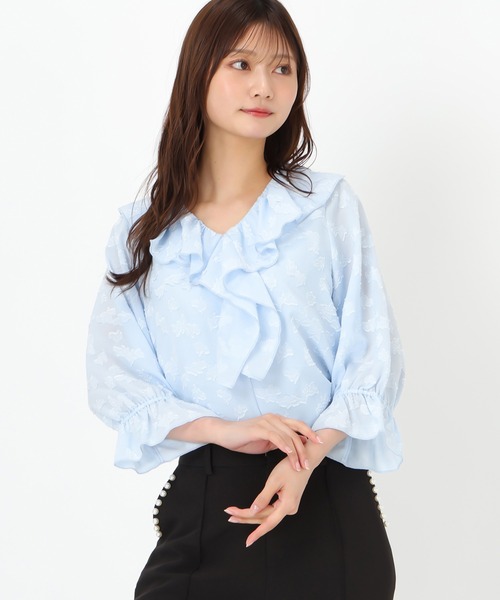 MISCH MASCH（ミッシュマッシュ） ブラウス シャツ 2025春夏新作 ラメ