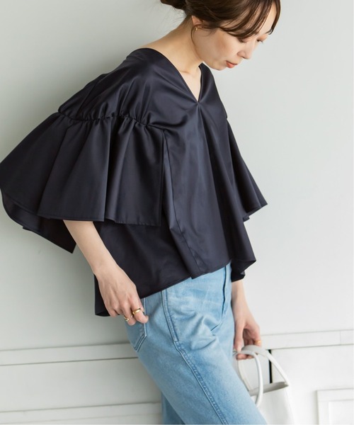 Noble - ♡Noble ブラウス♡ NOBLE ブラウス シャツ 「WEB限定追加」アシンメトリーボウタイ