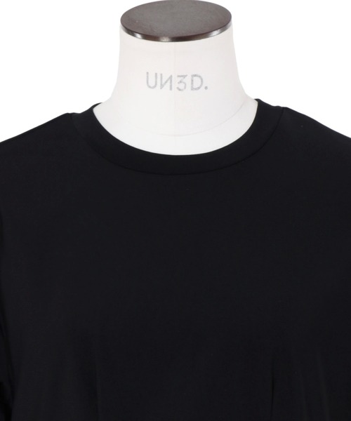 トップス UN3D HOLE DETAIL T-SH 522522701101 UN3D. tシャツ HOLE DETAIL T-SH「セットアップ着用可能