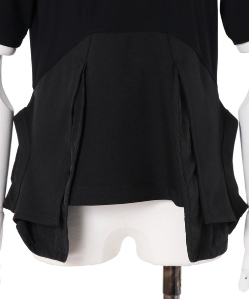 トップス UN3D HOLE DETAIL T-SH 522522701101 UN3D. tシャツ HOLE DETAIL T-SH「セットアップ着用可能