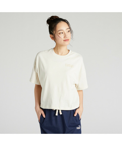 PUMA（プーマ） tシャツ 半袖 ウィメンズ ESS ロゴ ラブ MX