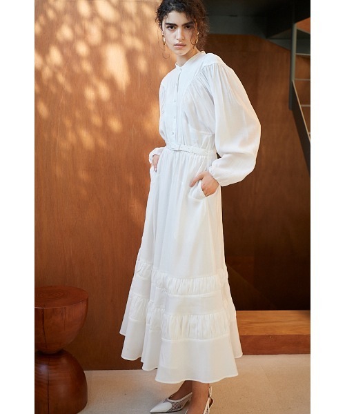 ワンピース Jasmine Dress ディフォメーションドルマンスリーブドレスの画像
