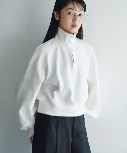 CODE A トレーナー スウェット puff zip sweat レディース : ZOZOTOWN