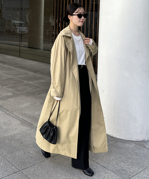 plage トレンチコート コート 「追加」C/N TRENCH レディース 