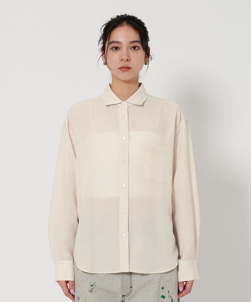 BEAUTY＆YOUTH UNITED ARROWS ブラウス シャツ シアー バック