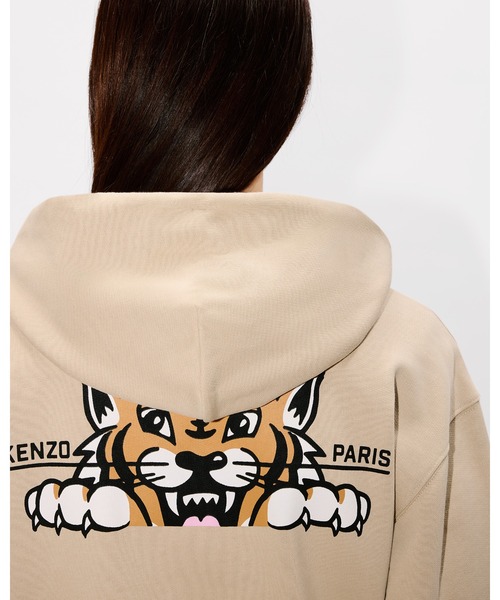 KENZO トレーナー スウェット 'KENZO Happy Tiger' ジップ