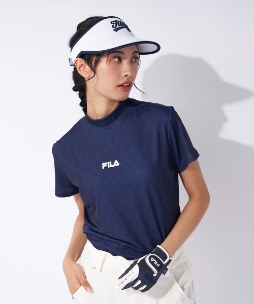 ブラウス シャツ 「FILA GOLF/フィラゴルフ」レディース半袖シャツ　吸汗速乾　UV　遮熱　接触冷感　ゴルフ レディース FILA GOLF ブラウス シャツ 「FILA GOLF/フィラゴルフ