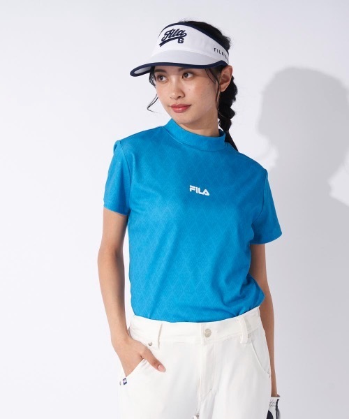 ブラウス シャツ 「FILA GOLF/フィラゴルフ」レディース半袖シャツ　吸汗速乾　UV　遮熱　接触冷感　ゴルフ レディース FILA GOLF ブラウス シャツ 「FILA GOLF/フィラゴルフ