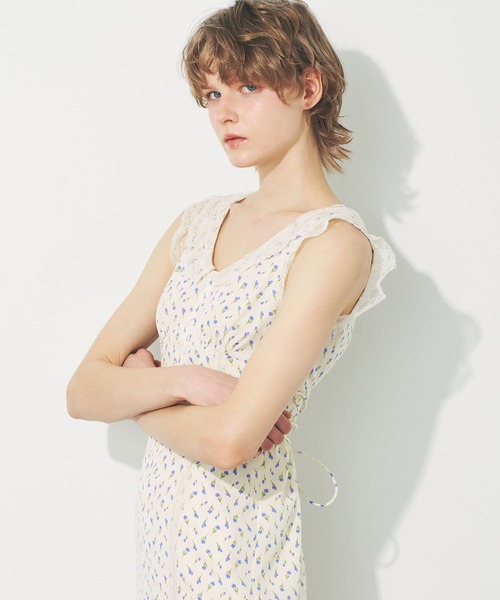 DEICY（デイシー） ワンピース ミニフラワーレースワンピース