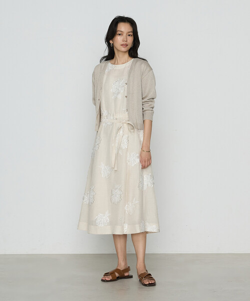 K．T キヨコ タカセ（K．T KIYOKO TAKASE）/フラワージャカード ドレス K.T KIYOKO TAKASE（K.T キヨコ タカセ） ワンピース フラワージャ