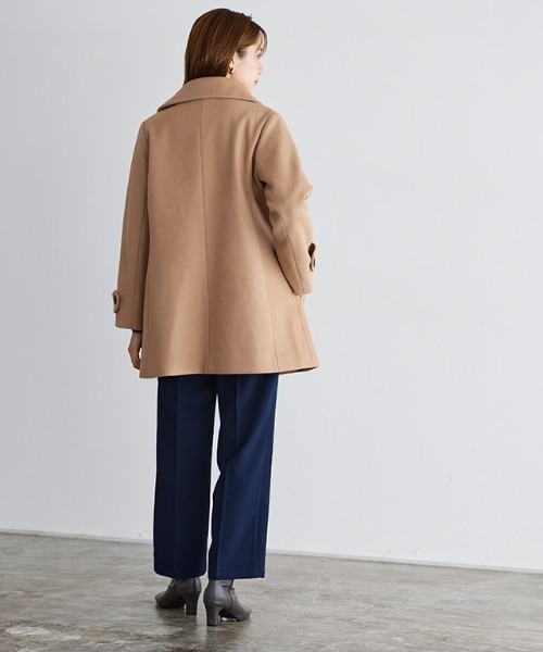 「Pierrot」 ピーコート M アイボリー レディース_画像7