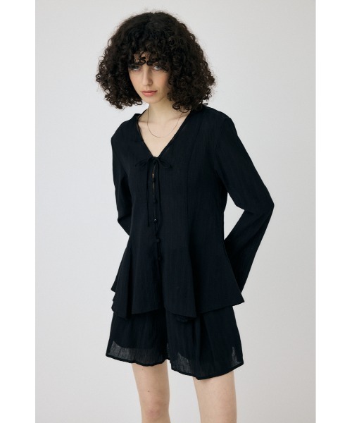 まいころもさま 専用MOUSSY SLEEVE FLARE シャツ MOUSSY ブラウス シャツ SLEEVE FLARE シャツ＆ショーツ