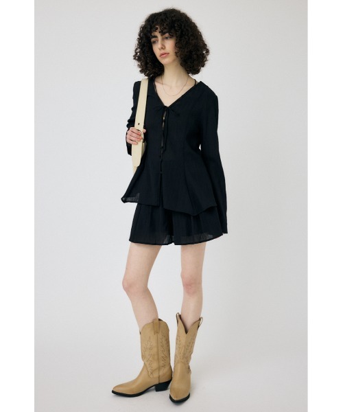 ブラウス シャツ SLEEVE FLARE シャツ＆ショーツ レディース MOUSSY ブラウス シャツ SLEEVE FLARE シャツ＆ショーツ