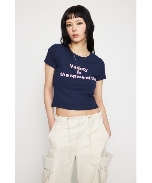 laguagem ラグアジェム　tシャツ LAGUA GEM（ラグアジェム）の「NUMBER PRINT SHEER トップス（T