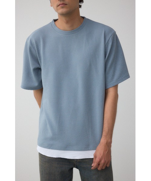 即完売　レア商品　アズール　MLB　LA　ショート丈　Tシャツ　出品迷い中♡ NEWERA×MLB×SBC エンゼルスTシャツ｜MEN｜251HSX90-153D｜AZUL
