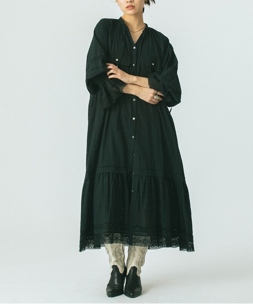 mag by c ワンピース ROSE BUD（ローズバッド） ワンピース (mag.by c)COTTON DOBBY STRIPE