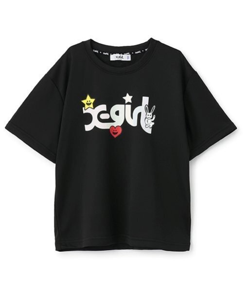 X-girl半袖Tシャツ X-girl Stages tシャツ キラッキーウォーターギミック半袖T